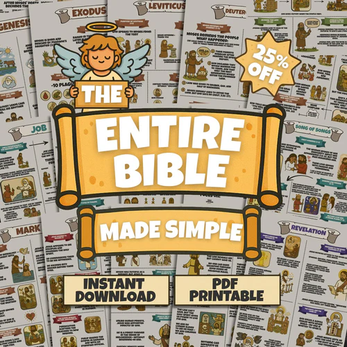 Scripture Simplified™ - Complete Visual Bible Study System for Kids in Just 10 Minutes a Day